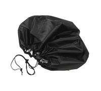BCOATH Wall Mount Fan Dust Cover, 50cm Polyester Protector for Bedroom | Breathable Reusable Black Design, Fits Mounted Wall Fans and Non-oscillating Units, Patio Use