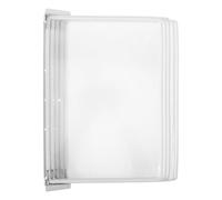 BCOATH Wall Mounted File Holder for A4 Paper with Five Pages, High Capacity Hanging Folder Organizer Made of Iron and PVC, Space Saving and Easy Access Document Display Stand for Office