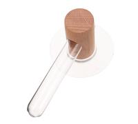 BCOATH Wall-mounted Wooden Flower Vase Glass Plant Terrarium Container for Hydroponic Plants Bathroom Home Office Decor