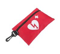 BCOATH Wear-Resistant Large Household Medicine Bag Portable Travel Storage Pouch for Hiking Camping Outdoor Activities Multi-Pocket Empty Medical Kit Organizer Random Color