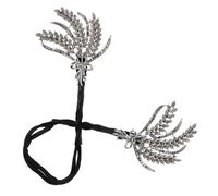 BCOATH Wheat Hair Tie Lazy Curler Bun Maker for Long Hair Women Practical Alloy Accessory User-friendly and Stylish Tool for Elegant