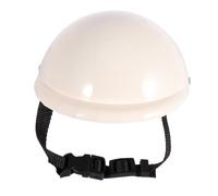 BCOATH White Dog Bucket Hat Essential Pet Supplies with Padded Design and Sun Protection, Plastic Pet Safety Hat for Puppy and Dog for Outdoor Comfort and Safety