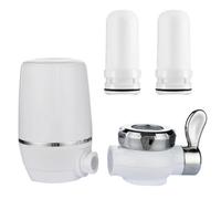 BCOATH White Kitchen Tap Water Filter with 7 Layers Design, Ceramic and Abs Material, 2pcs Pack, Efficiently Filters out Rust and Dirt for Clean Drinking Water