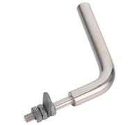 BCOATH Wood Coal Fireplace Door Handle Stainless Steel Pull Replacement with Heat-Resistance and Grime-Resistant Features for Stove and Fireplace Operation