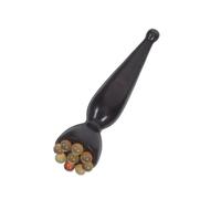 BCOATH Wood Massage Roller for Eyes with Gentle Material and Targeted Acupressure Stimulation, Wooden Eye Cream Massager Stick Featuring Sheep Horn Shape and Lotus Pod Massage Head