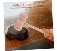 BCOATH Wooden Judge Gavel High Impact Striking Tool for Efficient Court Decisions Precision Wood Material Handheld Hammer for Civil Administrative Legal Use