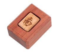 BCOATH Wooden Mahjong Wind Indicator Chinese Style Accessory for Professional and Home Use Traditional Cultural Heritage Design with Random Engraving