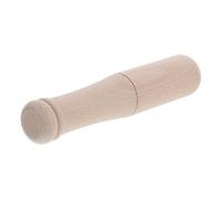 BCOATH Wooden Mallet Made of Sturdy Beech with Practical Striking Power, Round Shape and Khaki Colour, for Woodworkers and Carpenters for Striking Raw Wood and Installation Tasks