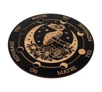 BCOATH Wooden Pendulum Divination Board Spiritual Tool for Calm Ambiance Smooth Finish Metaphysical Message Display Versatile Wall Hanging Tabletop Decoration for Meditation and Tarot