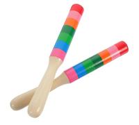 BCOATH Wooden Rhythm Sticks Percussion Instrument Portable Music Sticks for Beat Training and Early Music Education Clear Vibrant Sound Musical Instruments for Adults
