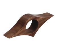 BCOATH Wooden Thumb Book Holder Ring Walnut Page Holder for Reading with Curved Surface One-piece Reading Accessory and Students