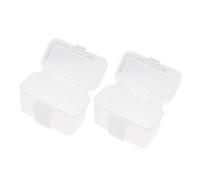 BCOATH Worm Farm Starter Kit, 2pcs Plastic Earthworm Box, Breathable and Lightweight Breeding Box for Earthworms and Blood Worms, Portable for Storing and Breeding