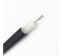 BCOMFY 1 Meter 50KV 70KV 100KV 200KV 150KV DC Silicone High Voltage Wire 16/13/11AWG Tinned Copper Core Automotive Ignition Wire(13AWG 150KV black)