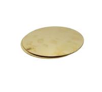 BCOMFY 1PC Brass Disc Circle Blank Plate Flat Sheet Round(Thickness 0.8mm 1pc,Diameter 80mm)