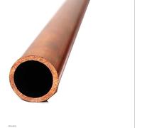 BCOMFY 1pc Copper Tube 2mm 3mm 4mm 5mm 6mm 7mm 8mm 9mm 10mm 11mm 12mm 13mm 14mm 15mm 16mm 17mm 18mm 19mm 20mm 21mm 22mm 23mm 24mm 25mm 30mm (Color : Length 250mm, Size : 2x0.5mm 1pc)