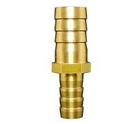 BCOMFY 4 6 8 10 12 14 16 19 25mm Hose Barb Hosetail Straight Reducing Reducer Adapters Transfer Brass Pipe Fitting Water Gas Oil (Size : 12mm To 10mm Barb)