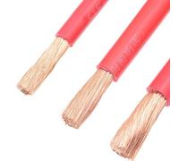 BCOMFY Single Core PVC Sheathed Flexible Copper Cable Wire Red RV 22 20 18 17 15 13 11 9 7 AWG Electronic Wire Signal Extension Cable (Size : 1 meter, Color : 13AWG 2.5MM)