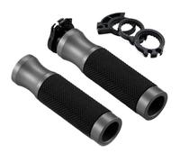 BCOTNHZT for S TL1000 TL1000R TL1000S VS1400 Motorcycle CNC Aluminum 22mm Handle Bar Grip Hand Grips(Gris)