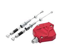 BCOTNHZT Motorcycle Short Stunt Clutch Lever Easy Pull Cable System Compatible with RMZ250 RMZ450 2004-2016(Red A)