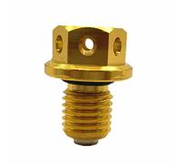 BCOTNHZT Oil Cap M12xP1.5 Magnetic Oil Drain Plug Bolt Screw For H CB650F 2014-2018(GOLD)