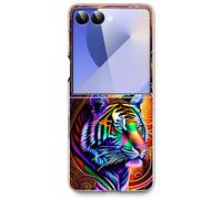 Bcov Case For Galaxy Z Flip 7,Colorful Tiger Mandala Anti-Scratch Solid Hard case Protective Shookproof Phone Cover for Samsung Galaxy Z Flip 7 Flip7