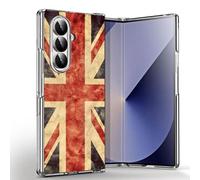 Bcov Case For Galaxy Z Fold 8 Ultra,Retro Union Jack Flag Anti-Scratch Solid Hard case Protective Shookproof Phone Cover for Samsung Galaxy Z Fold8 Ultra