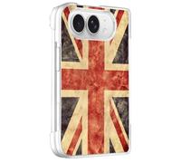 Bcov Case for iPhone Duo,Retro Union Jack Flag Anti-Scratch Solid Hard case Protective Shookproof Phone Cover for iPhone Duo
