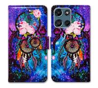 Bcov Case for Motorola Moto G Play 2026/Moto G 2026,Dream Catcher Galaxy Sky Leather Flip Phone Case Wallet Cover with Card Slot Holder Kickstand Case for Moto G 2026/ G Play 2026