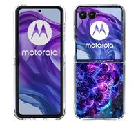 Bcov Case for Razr Plus 2025,Purple Mandala Galaxy Sky Style Anti-Scratch Solid Hard case Protective Shookproof Phone Cover for Motorola Razr Plus 2025/Razr+ 2025