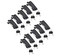 Bcowtte 10PCS Compression Latch Adjustable Lever Hand Lock Latches Thickness:1-5mm for Car RV Door
