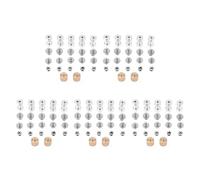 Bcowtte 110 Pack Camera Screw Adapter 1/4 to 1/4 Screw 1/4 to 3/8 Tripod Screw Adapter Converter Brass Screw Adapter Spigot Screw Mounting Set