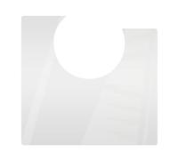 Bcowtte 2 x Transparent Folk Acoustic Guitar Pickguard Anti-Scratch Classic Protective Plate for Flamenco Guitar Parts
