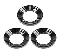 Bcowtte 3 x -Saving Cover Gas Cooker Cover Windscreen Wok Ring Non-Slip Stove Stainless Steel