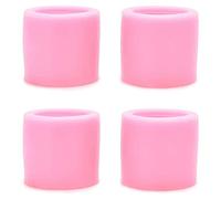 Bcowtte 4 Pack Bee Candle Moulds Silicone Bee Mould for Bees Wax Candle, Mini Soap