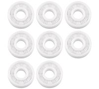 Bcowtte 8X 608 Full Ceramic Bearing ZrO2 Ball Bearing 8mmx22mmx7mm Zirconia Oxide Bearing
