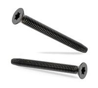 BCP Fasteners 5/16-18 x 2-1/2" Trailer Deck Screws 10 Qty - Black Trailer Screws for Trailer Flooring & Floorboards, Flat Head, T40 Star Drive, Type F, Compatible with Hardwoods & Softwoods (BCP1242)