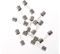 BCP Pack of 10 pcs Slow-Blow Fuse 3A 250V Glass Fuses 20 x 5mm