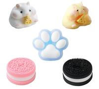 BCQTD 5Pcs Taba Squishy,Taba Squishy Paw Kit,Toy Squeeze Soft Fidget Toys for Girl,Handmade Stress Relief Novelty for Anxiety,Easter,Valentine'S Day,Christmas,Birthday Gifts,Kids Classroom