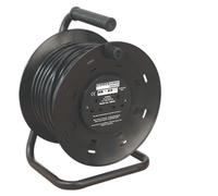 Sealey 50m Cable Reel with Thermal Trip 4 x 230V BCR50