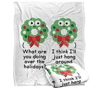 Bcreative - David Olenick Merry Christmas To Wall Silky Touch Super Soft Throw Blanket 152 X 127 Cm