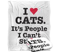 Bcreative - Ephemera I Heart Cats Silky Touch Super Soft Throw Blanket 152 X 127 Cm