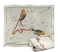 Bcreative - Graffitee Studios - S Hall Graffitee Studios Vintage Pisces Zodiac Silky Touch Super Soft Throw Blanket 152 X 127 Cm