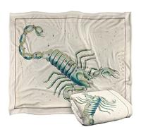 Bcreative - Graffitee Studios - S Hall Graffitee Studios Vintage Scorpio Zodiac Silky Touch Super Soft Throw Blanket 152 X 127 Cm