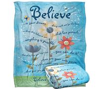 Bcreative - Retrorocket Studio Believe In Yourself Silky Touch Super Soft Throw Blanket 152 X 127 Cm