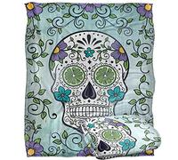 Bcreative - Retrorocket Studio Sugar Skull Silky Touch Super Soft Throw Blanket 152 X 127 Cm