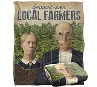 Bcreative - Retrorocket Studio Support Farmers Silky Touch Super Soft Throw Blanket 152 X 127 Cm