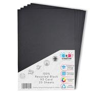 BCreativetolearn A3 Black Card 29.7 x 42 cm 270gsm 25 Sheets - Thick Recycled Card for Arts, Crafts, Displays & Printing