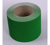 BCreativetolearn Leaf Green Coloured Wall Board Display Border Corrugated Card Roll Scalloped Edging