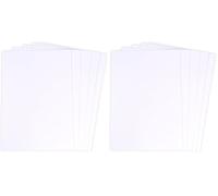 BCreativetolearn White A4 Card Pack, 25 Smooth Thick 400gsm Sheets for Drawing, Display Mounting & Card Making (Pack of 2)