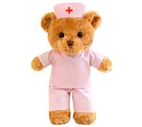 BCTHLBF Nurse/Doctor Gift - Cartoon Bear Plush Toy for Protecting and Cuddling at Bedtime - Birthday/Graduation Gift for Medical Students